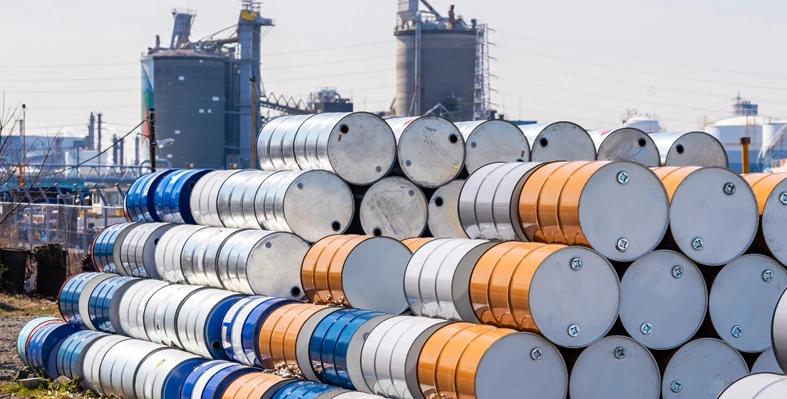 Oil barrels 