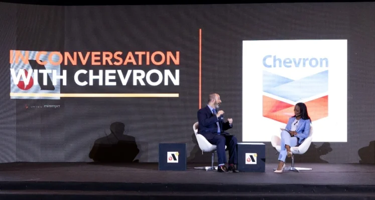 Chevron's representative at an event