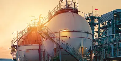 gas storage plant