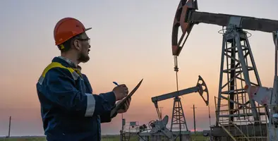 Image_of_oil_and_gas_worker_recording_operational_performance
