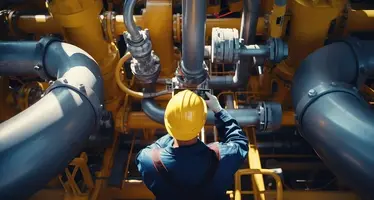 Oil and gas worker 