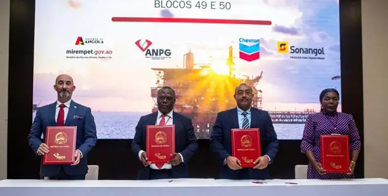 Chevron contract signing