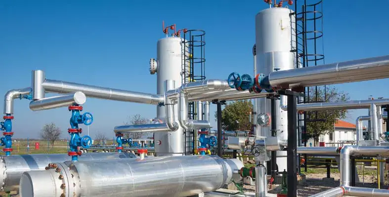 oil and gas processing plant 