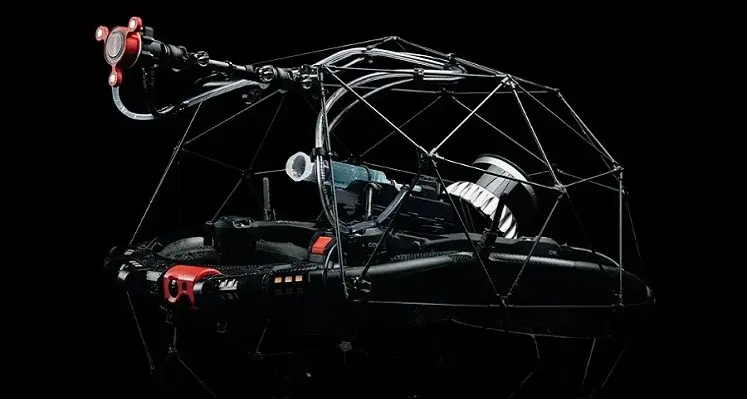 The Elios 3 drone with the new payload. 