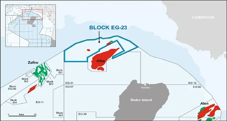 Map of Block EG-23