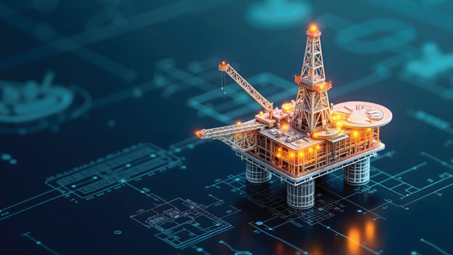 digitally connected offshore platform 